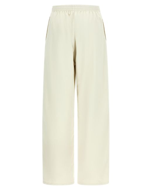 Balenciaga White Cursive Reversible Pants