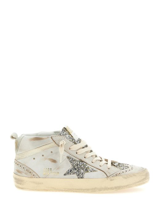 Golden Goose Deluxe Brand White Leather High Top Sneakers