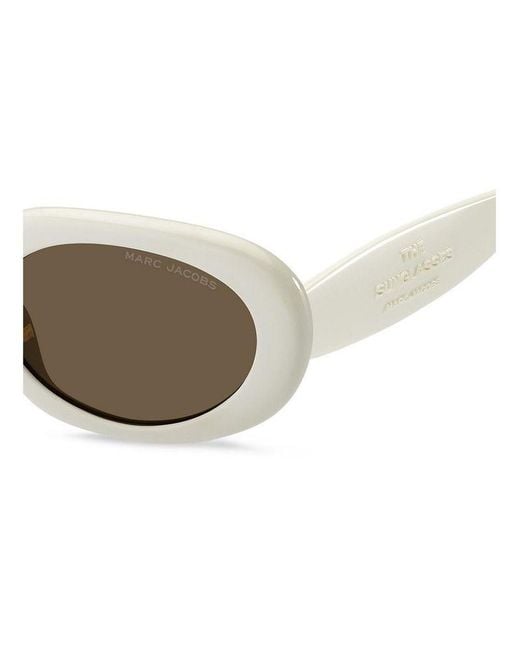 Marc Jacobs White Sunglasses Acetate Eyewear