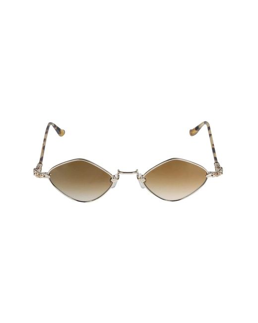 Chrome Hearts Black Diamond Dog - Gold / Tokyo Tortoise Sunglasses