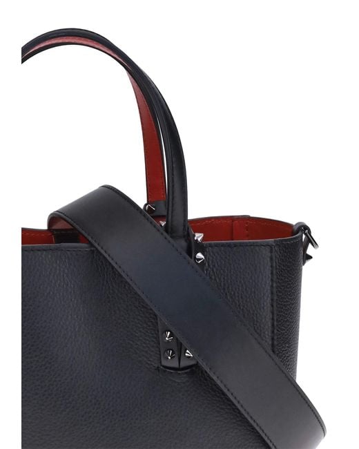Christian Louboutin Black Cabata E/W Mini Leather Tote