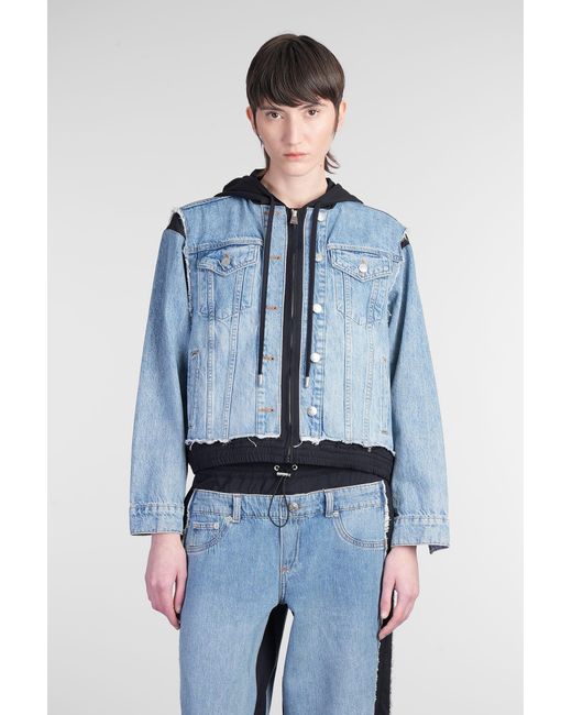 Jonathan Simkhai Blue Austin Jackets