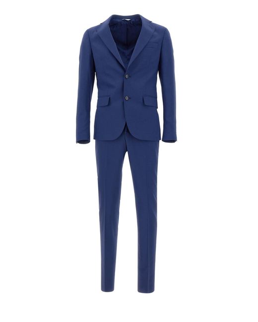 Brian Dales Blue Two-Piece Suit for men