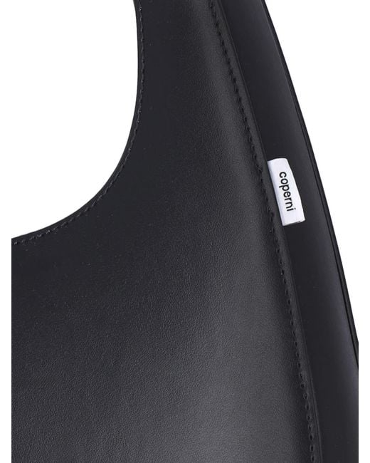 Coperni Black Swipe Baguette Large Bag
