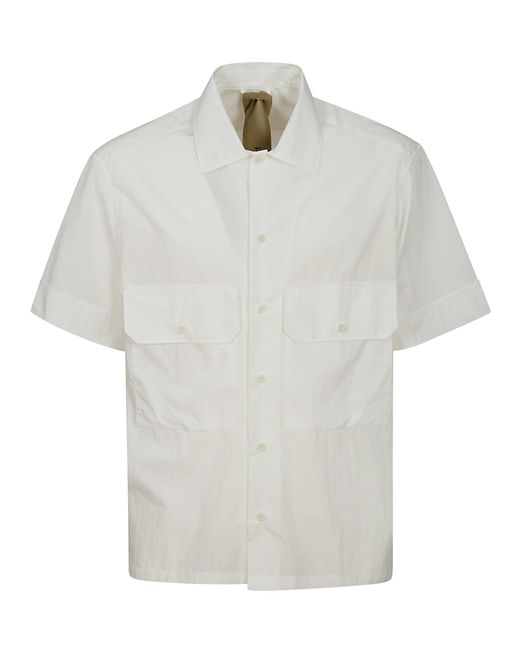 C P Company White Ss Shirt for men