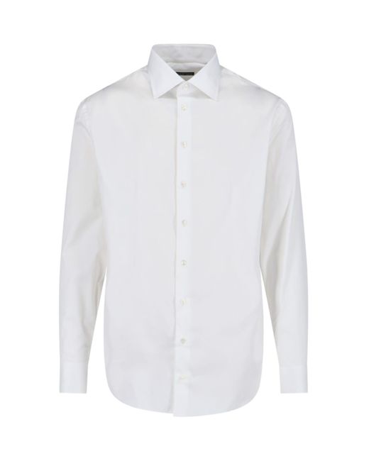 Giorgio Armani White Classic Shirt for men