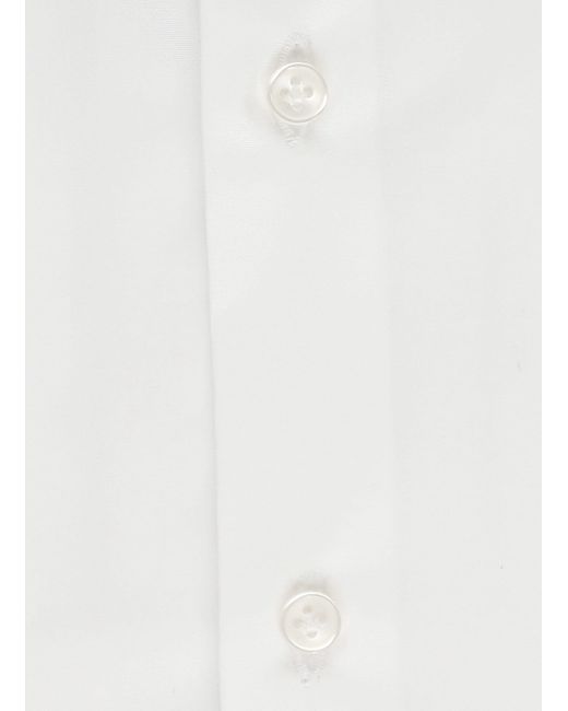Fay White Cotton Shirt for men