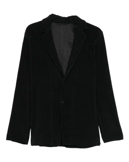 Issey Miyake Black Pleated Jacket
