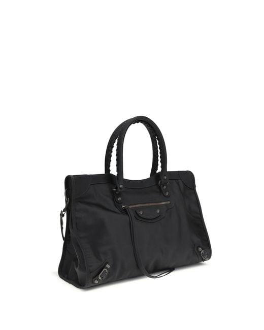 Balenciaga Black Handbag Le City Grande Polyamide Shoulder Bags for men