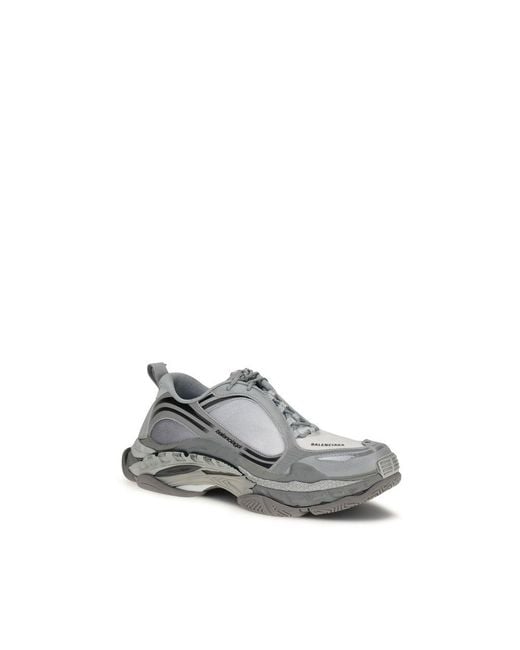 Balenciaga Gray Polyethylene Athletic Sneakers for men