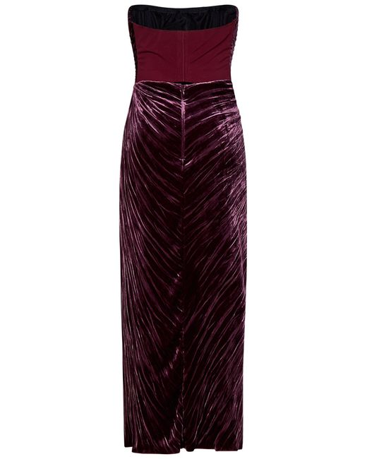 Maria Lucia Hohan Purple Janette Midi Dress