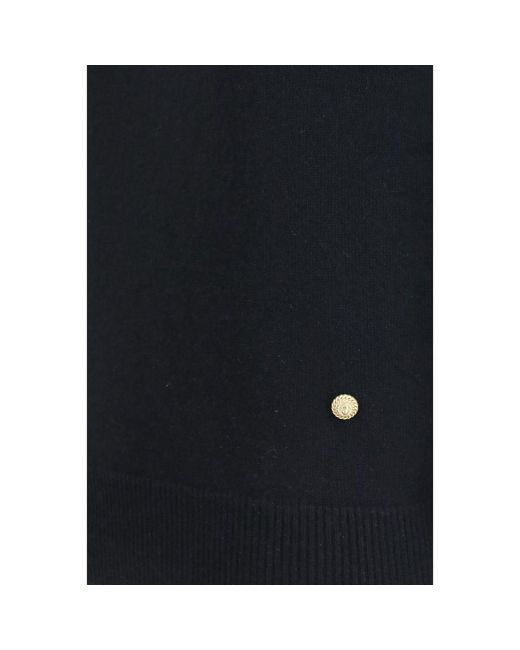 Balmain Black Wool Oves Aries Sleeveles Sweater