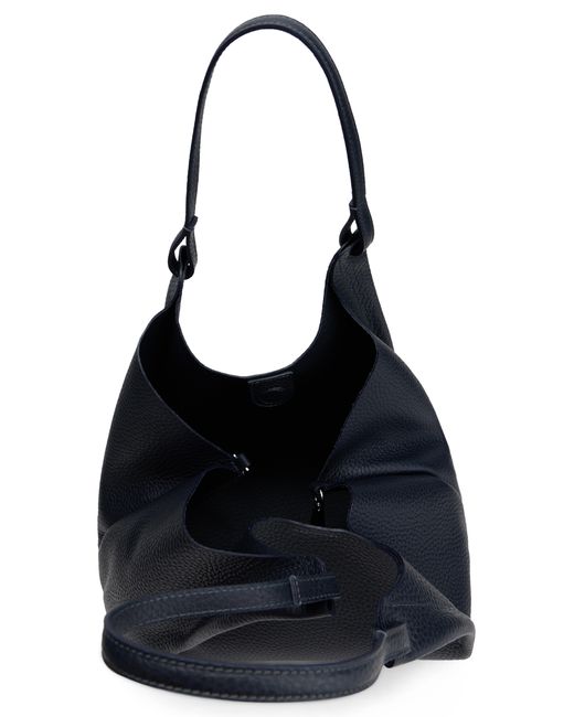 Gianni Chiarini Black Tote Bag With Pouch, Calfskin