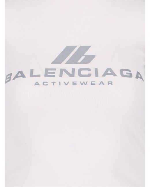Balenciaga White Activewear T-Shirt