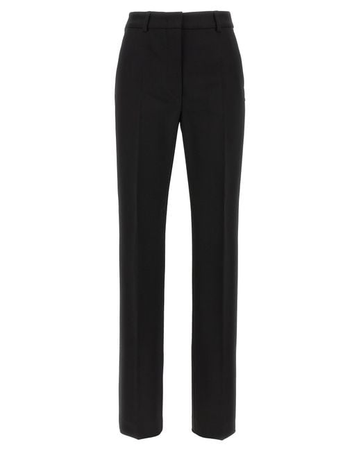 Sportmax Black Viscose Casual Pants