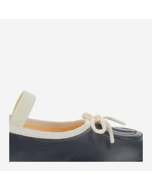 Gucci Blue Ballet Flats Lambskin Ballerinas