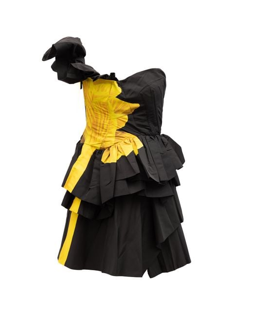 McQueen Black Dress With Details