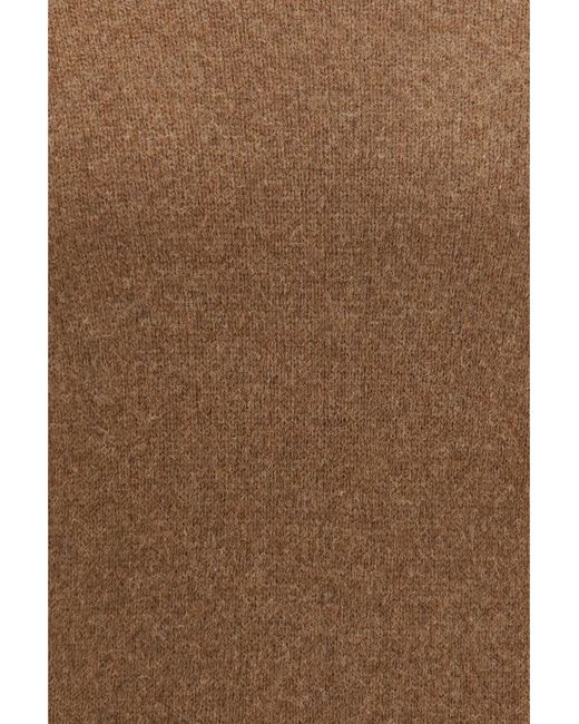 Roberto Collina Brown Wool And Camel Sweater for men