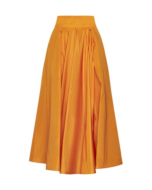 Sara Roka Orange Skirt