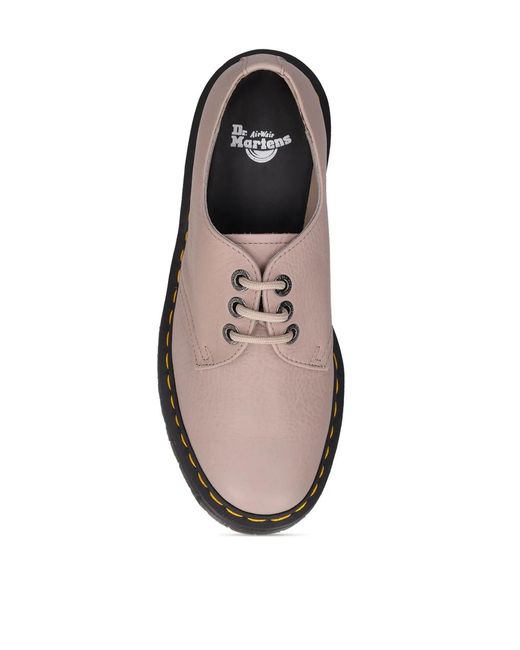 Dr. Martens Gray 1461 Quad Ii Lace-Up Derby Shoes Flats