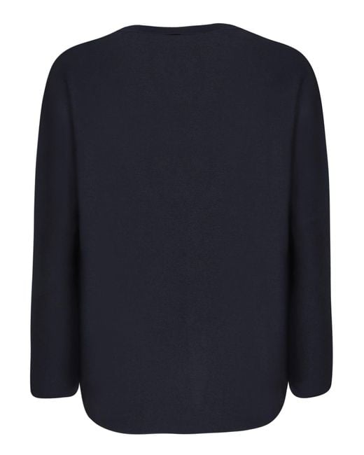 Lardini Blue Wool And Silk Cardigan for men