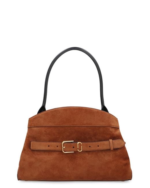 Marc Jacobs Brown Satchel Dakota Suede Cowhide Handbags