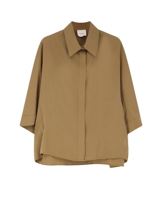 Alysi Natural Shirts Modal Poliestere