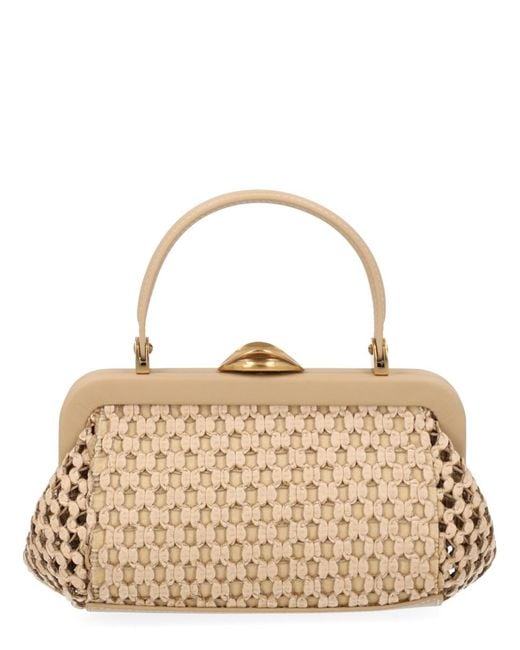 Cult Gaia Metallic Mini Bag Zuma Cotton Rayon Clutch