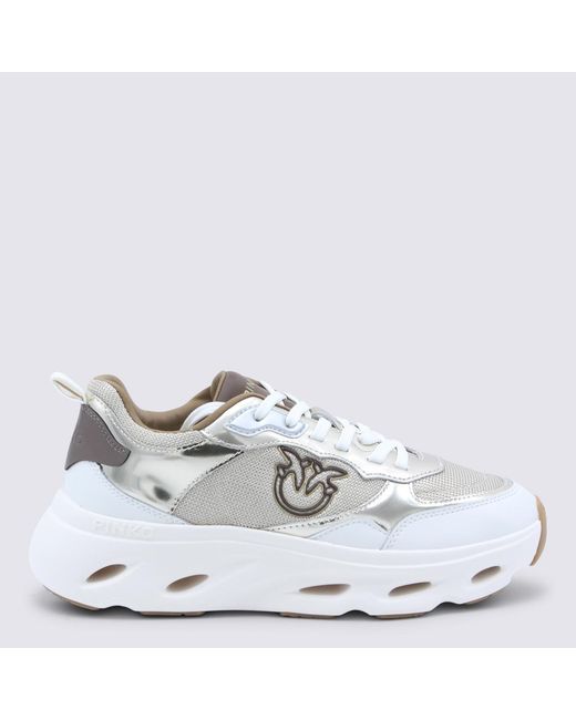 Pinko White Sneakers _Cover Tex/Le/El Sole El