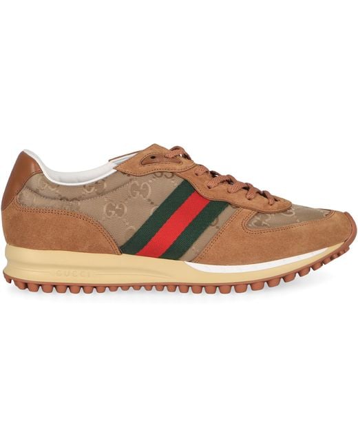Gucci Black Low-Top Sneakers Re-Motion Technical Fabric Trainers for men