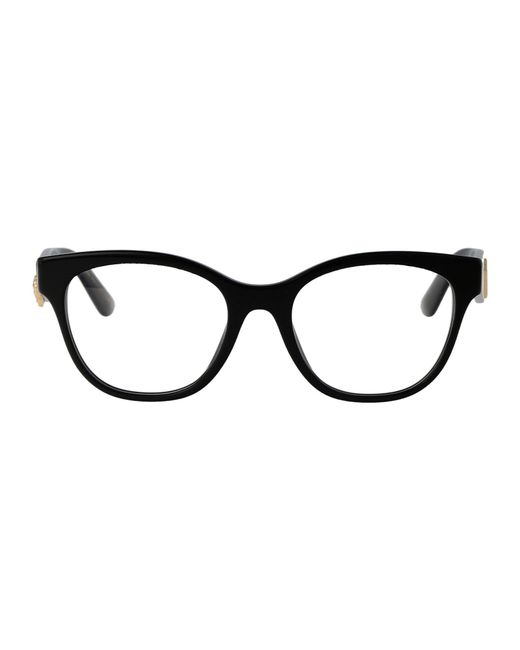 Dolce & Gabbana Black Dolce & Gabbana Acetate Optical Glasses