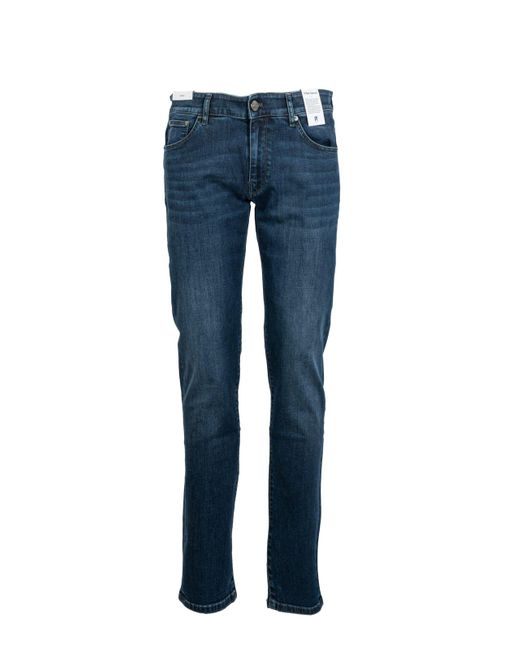 PT Torino Blue Straight Jeans for men