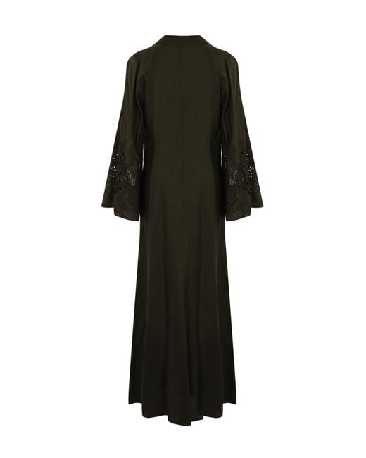 ワンピース MAX MARA BLACK LINEN STRANO DRESS Max Mara Strano Long Linen Dress in Black | Lyst