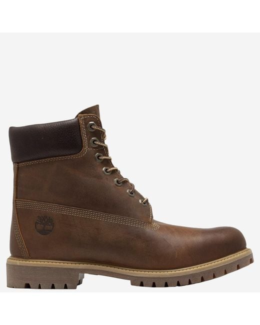 Timberland Brown 6-Inch Leather Boots for men