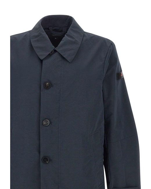 Peuterey Blue Garretson Trench Coat for men