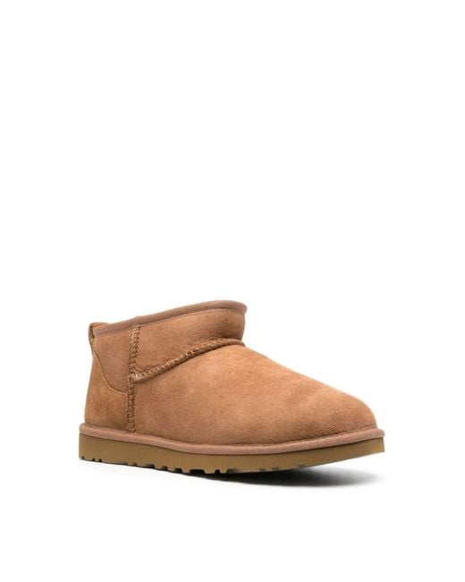 Ugg Brown Classic Ultra Mini Boots Shoes for men