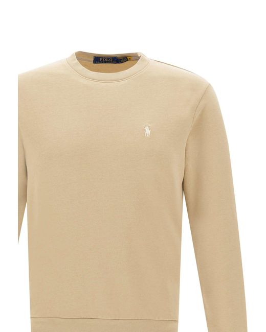Polo Ralph Lauren White Classics Cotton Sweatshirt for men