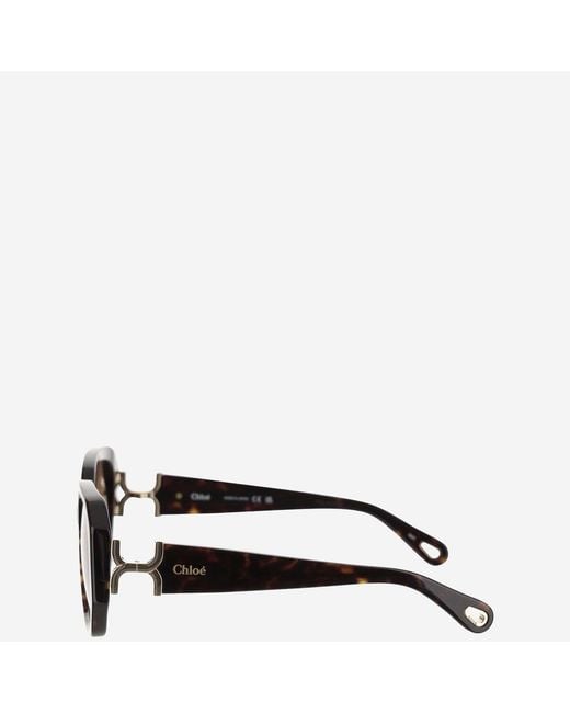 Chloé Brown Tortoiseshell Sunglasses Recycled Acetate