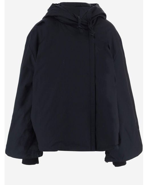 By Malene Birger Blue Hooded Cotton Jacket Recycled
