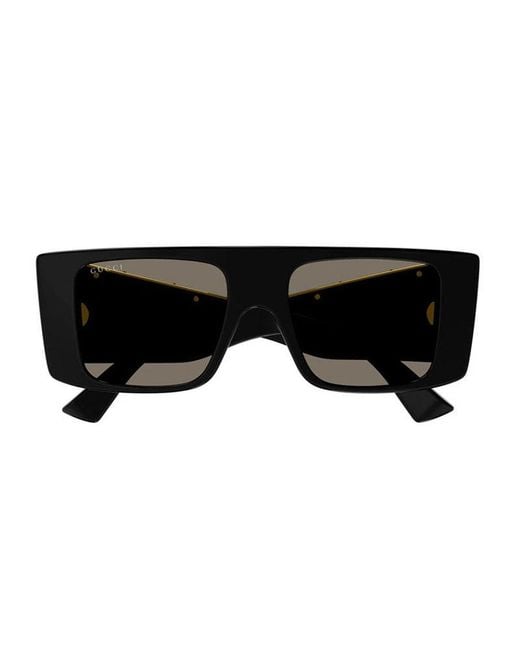 Gucci Black Frame And Lens Sunglasses for men