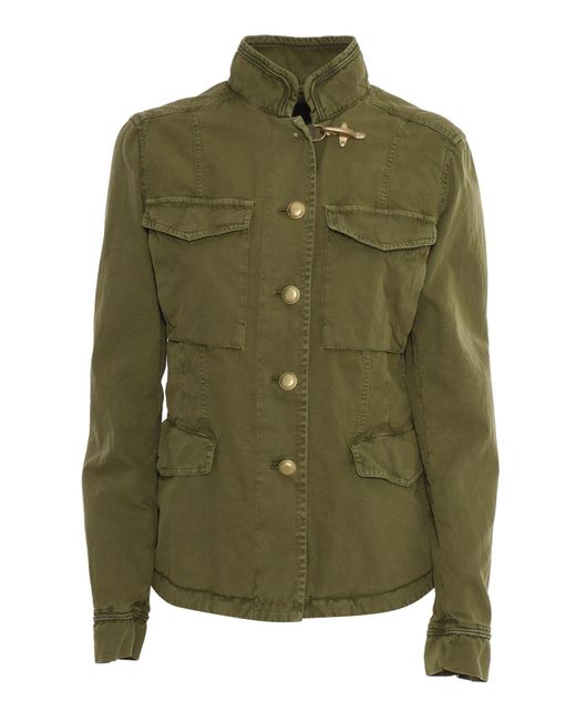 Fay Green Military Jacket
