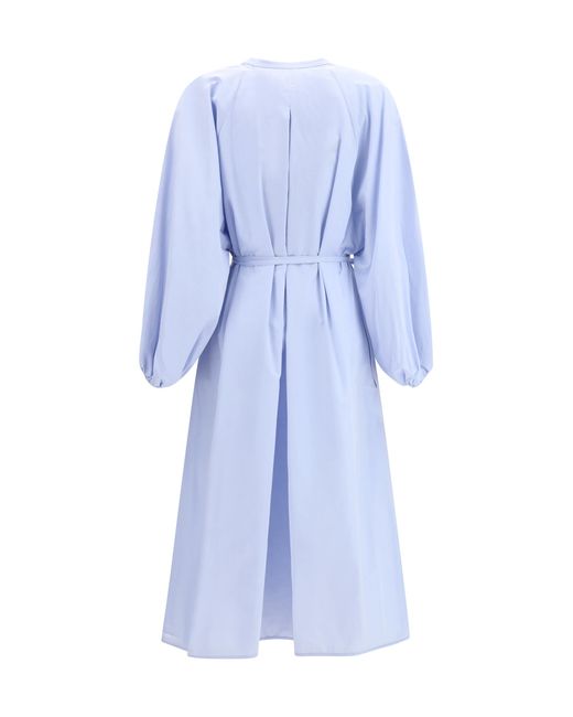 Loulou de Saison Blue Vitti Shirt Dress Cotton