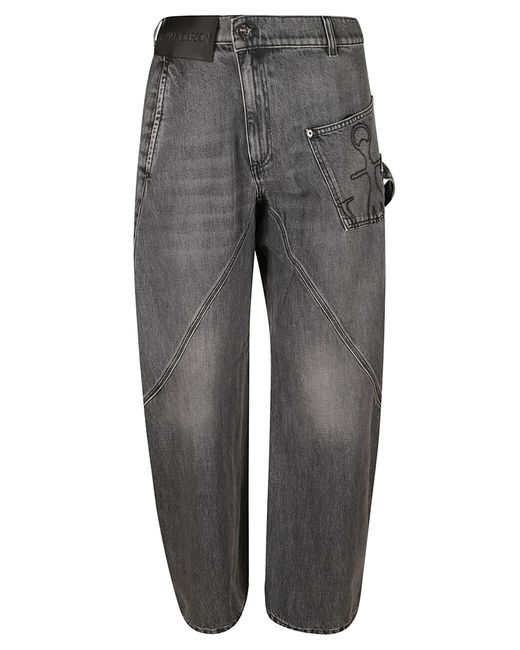 J.W. Anderson Gray Twisted Workwear Jeans for men