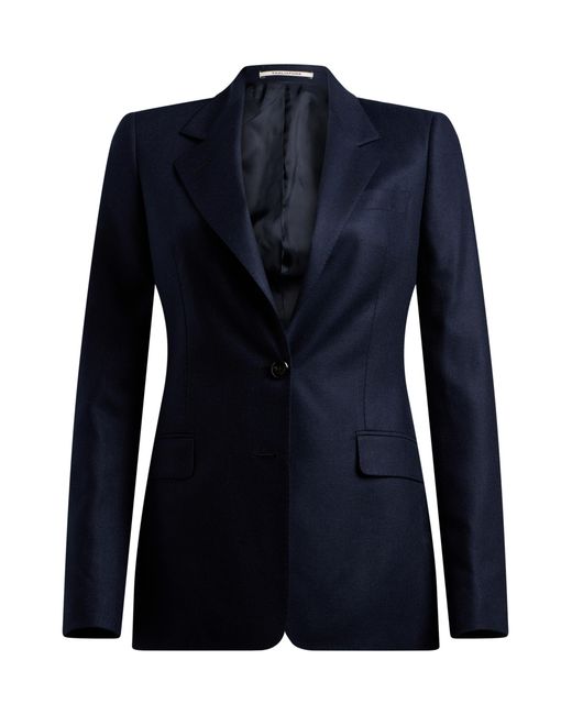 Tagliatore Blue Blazer Silk Blazers