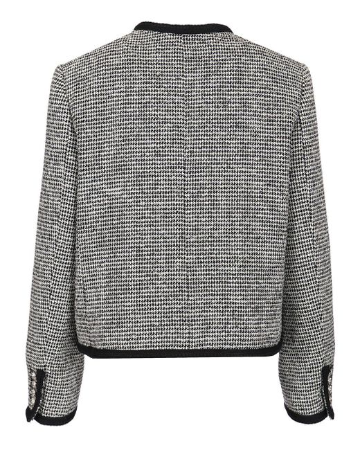 DUNST Gray Boucle Tweed Jacket