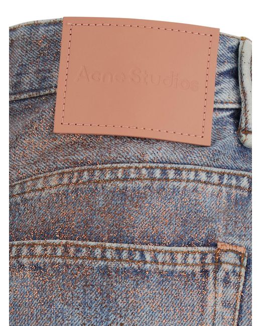 Acne Gray Shorts Judda U Glitter Viscose