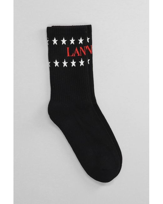 Lanvin Black Socks for men