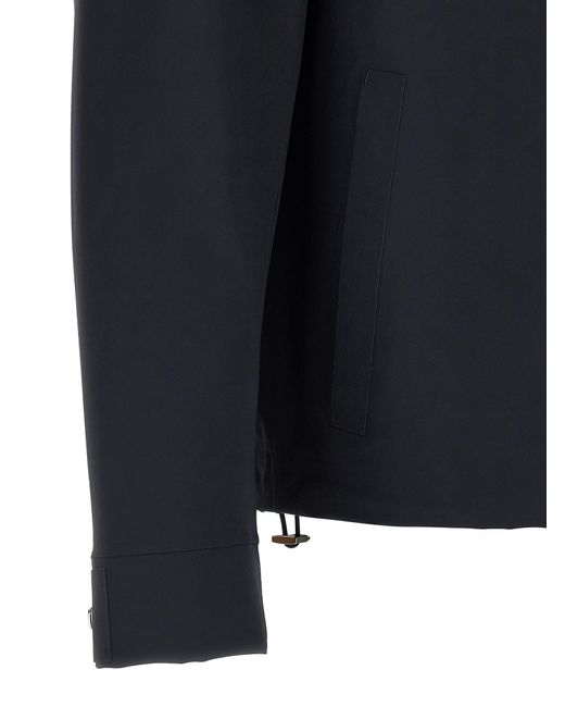 Herno Blue Essence Overshirt for men