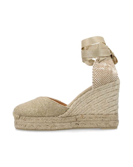 Castaner Natural Chiara 8 Lurex Espadrilles