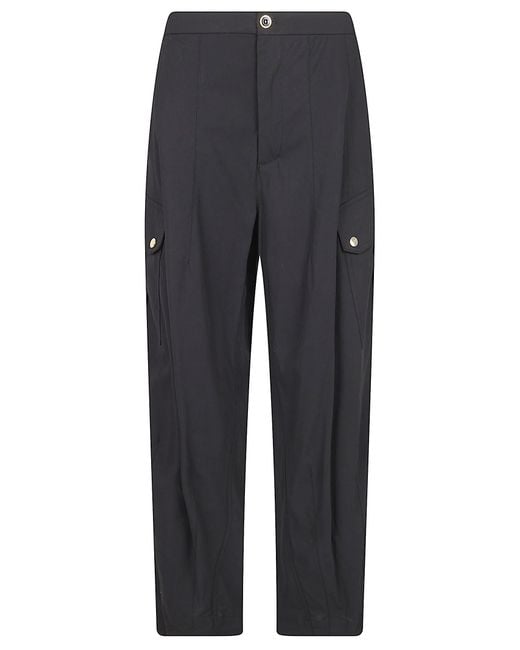 Pinko Blue Rosalin Pantalone Cotone Co